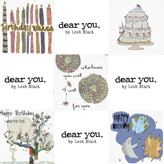 birthday bundle, variety set of 5