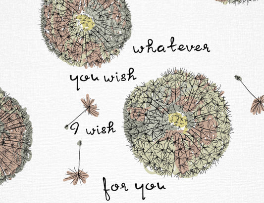 dandelion birthday, set of 5